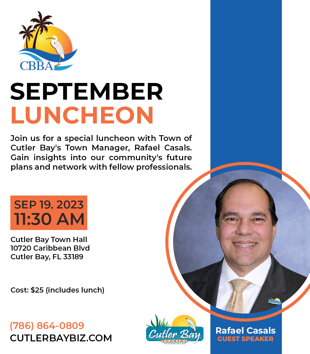 Cutler Bay Business Association September Luncheon Town of Cutler Bay Florida