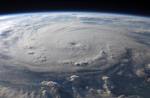 Satellite image of Hurricane