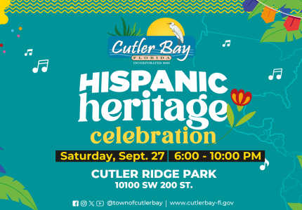 Cutler Bay Hispanic Heritage Event Banner