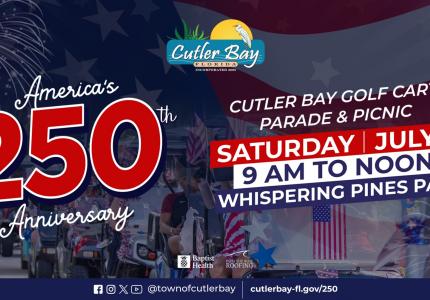 Cutler Bay Golf Cart Parade and Picnic
