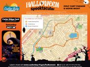 Halloween Golf Cart Parade Map