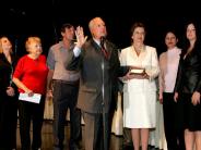 John Cosgrove Being Sworn in at Inaugural Town Council Meeting on February 2, 2006