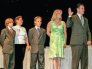 Meerbott with his family at the Inaugural Town Council Meeting in 2006