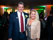 Meerbott and girlfriend, Natalie Neff, at the 2019 State of the Town Address