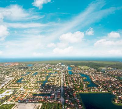 Aerial photo of the Town of Cutler Bay