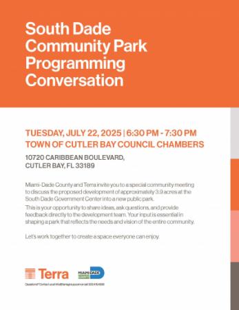 South Dade Government Center Development: Community Conversation