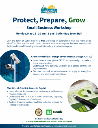 Cutler Bay Protect, Prepare, Grow Workshop