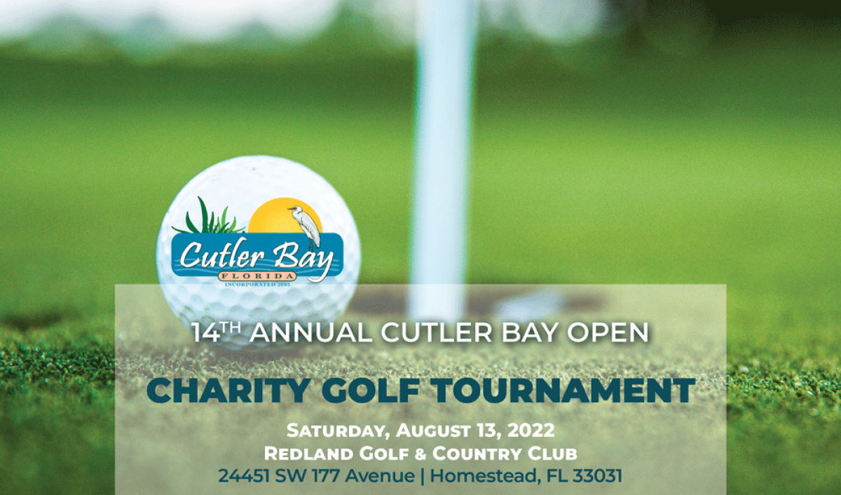 Cutler Bay Open Charity Golf Tournament Flyer