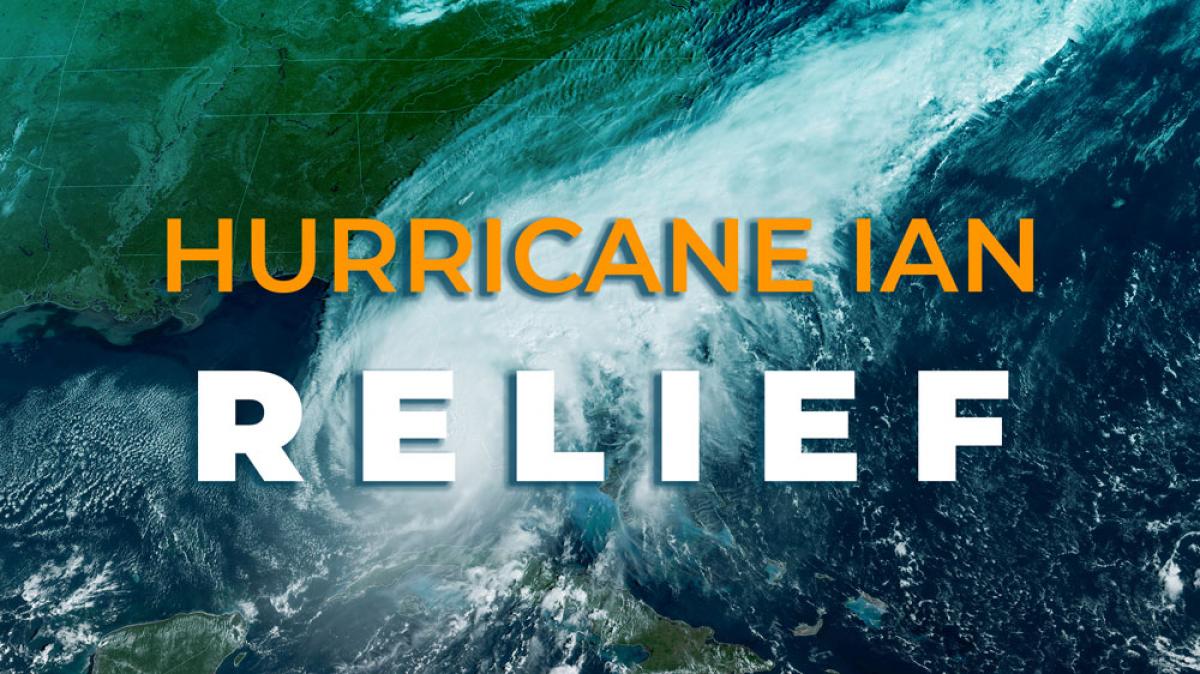 Hurricane Ian Relief Graphic