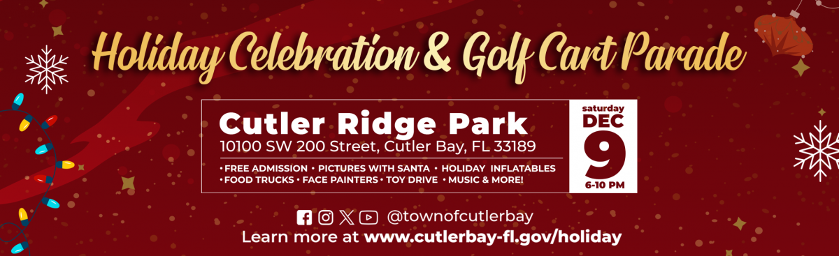 Cutler Bay Holiday Celebration & Golf Cart Parade