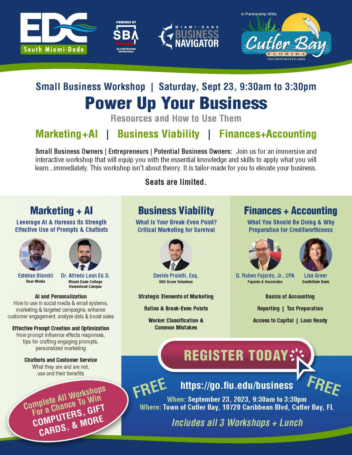 EDC Workshop Power Up Your Business: Resources and How to Use Them