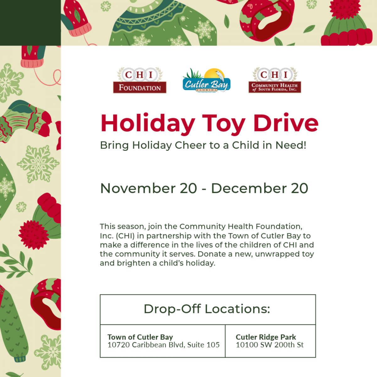 Cutler Bay Toy Drive