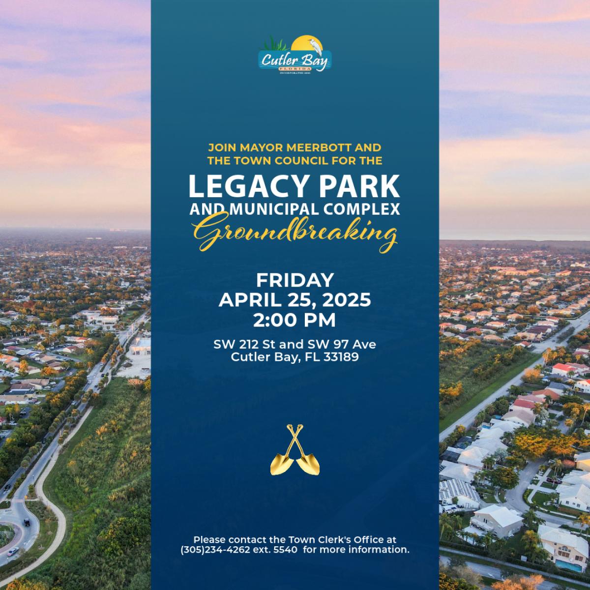 Cutler Bay Legacy Park Groundbreaking