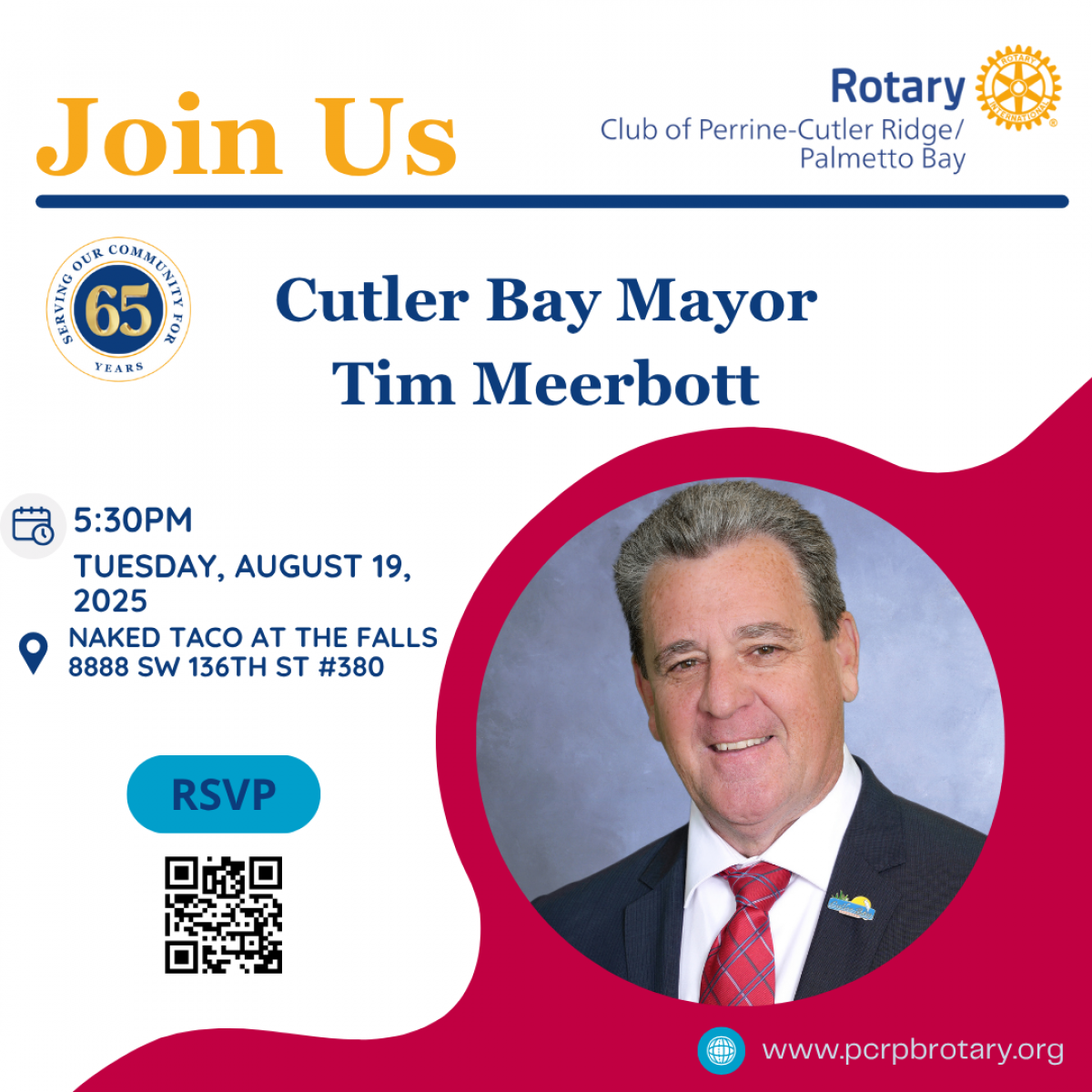Rotary Club of PCRPB Aug 19 Meeting