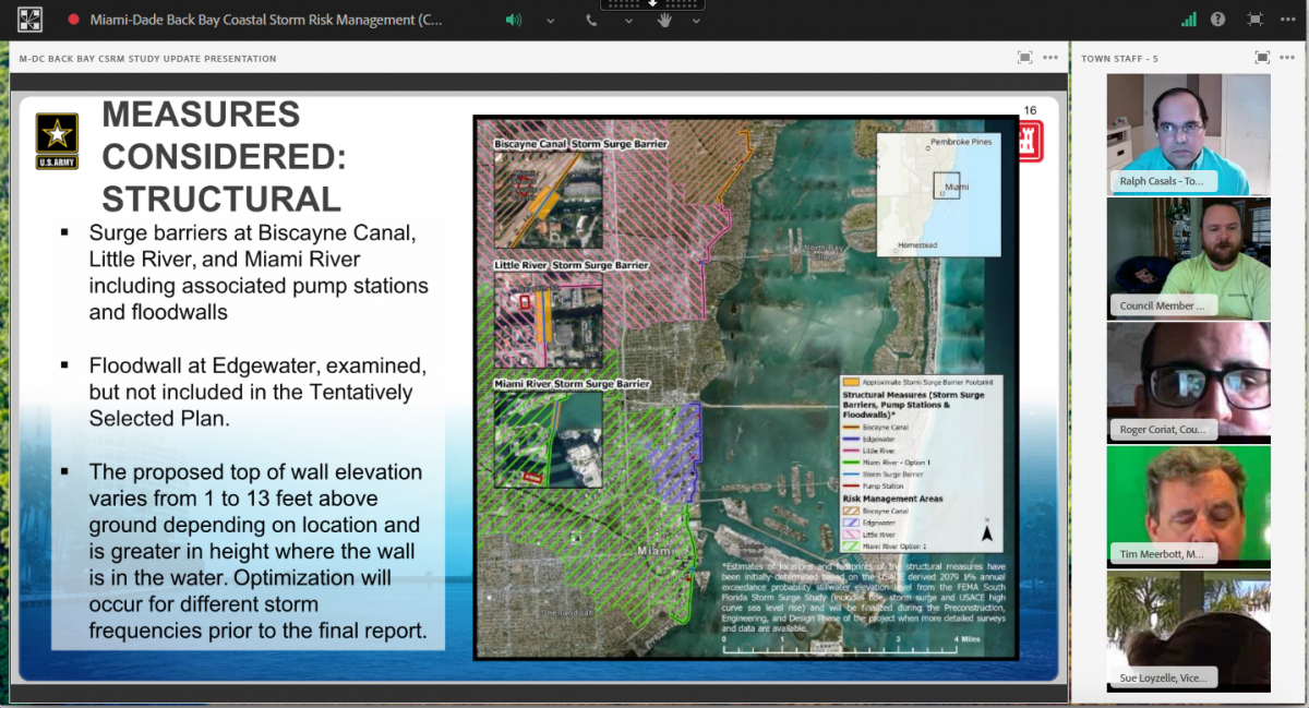 USACE Virtual Meeting Screen Shot