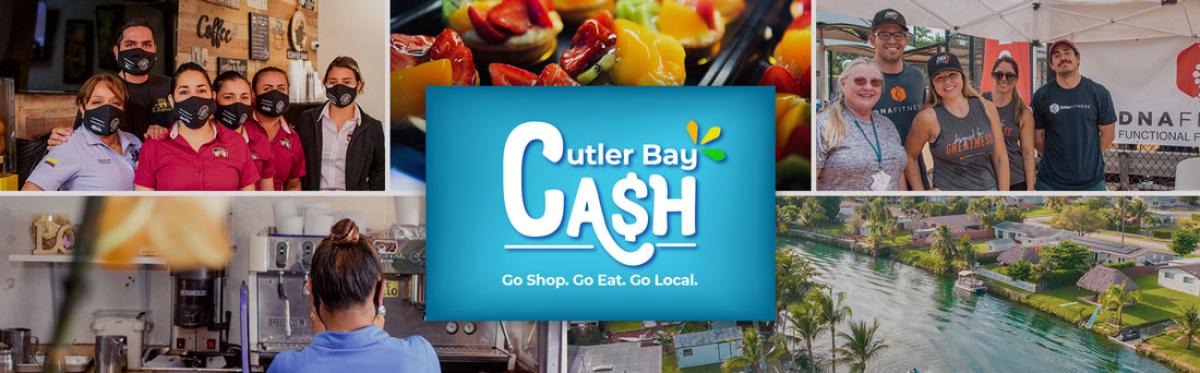 Cutler Bay Cash Header Image with Logo