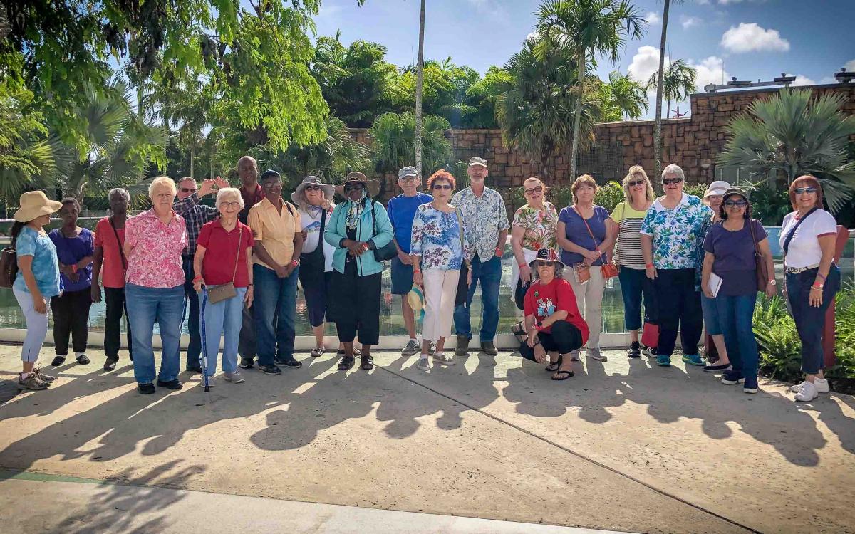 Photo of residents standing together at Zoo Miami
