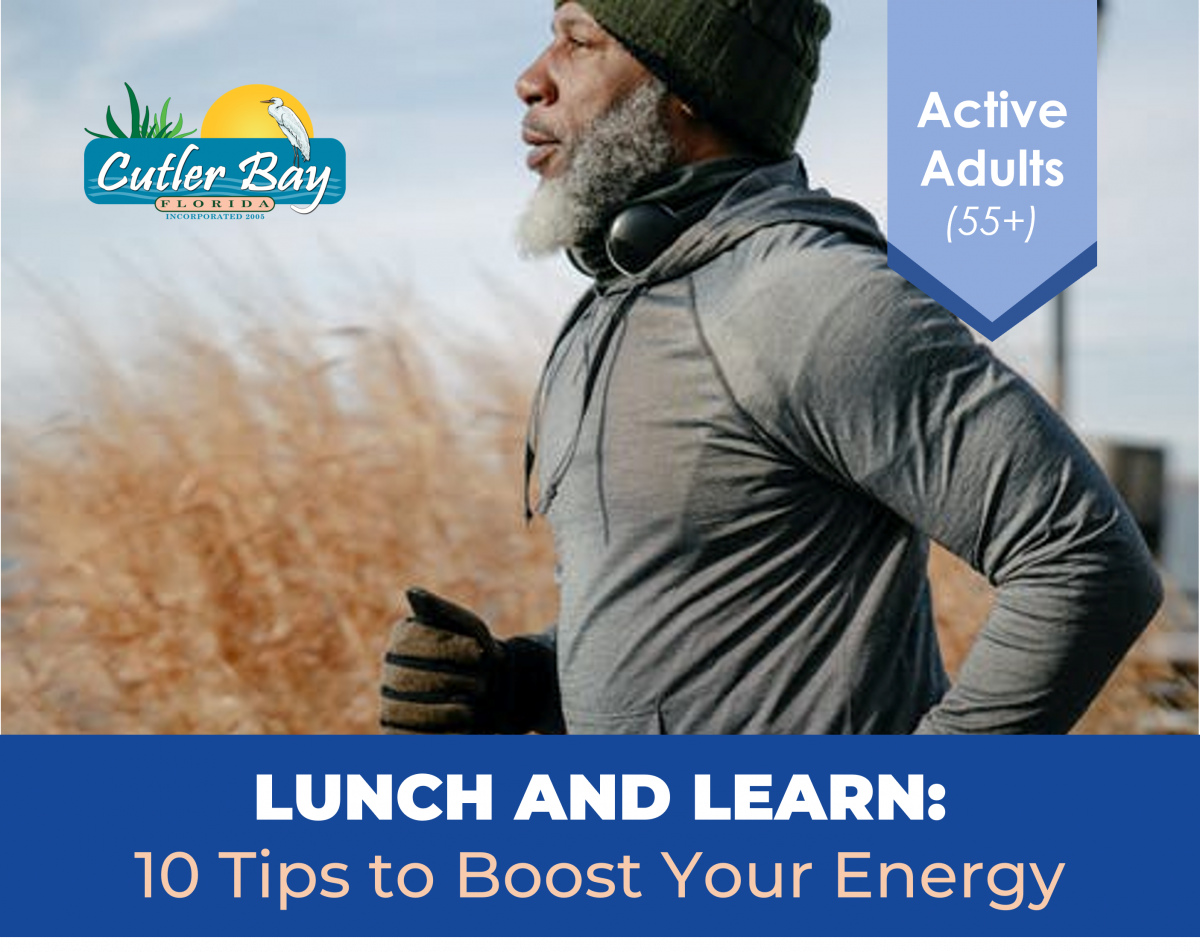 Active Adults Lunch and Learn Flyer