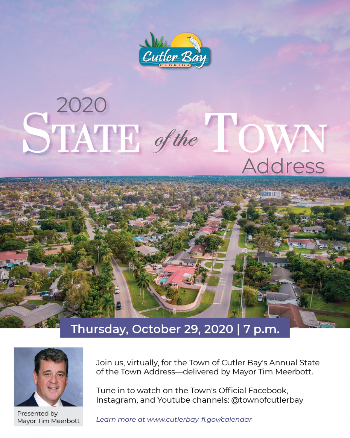 2020 State of the Town Address Flyer