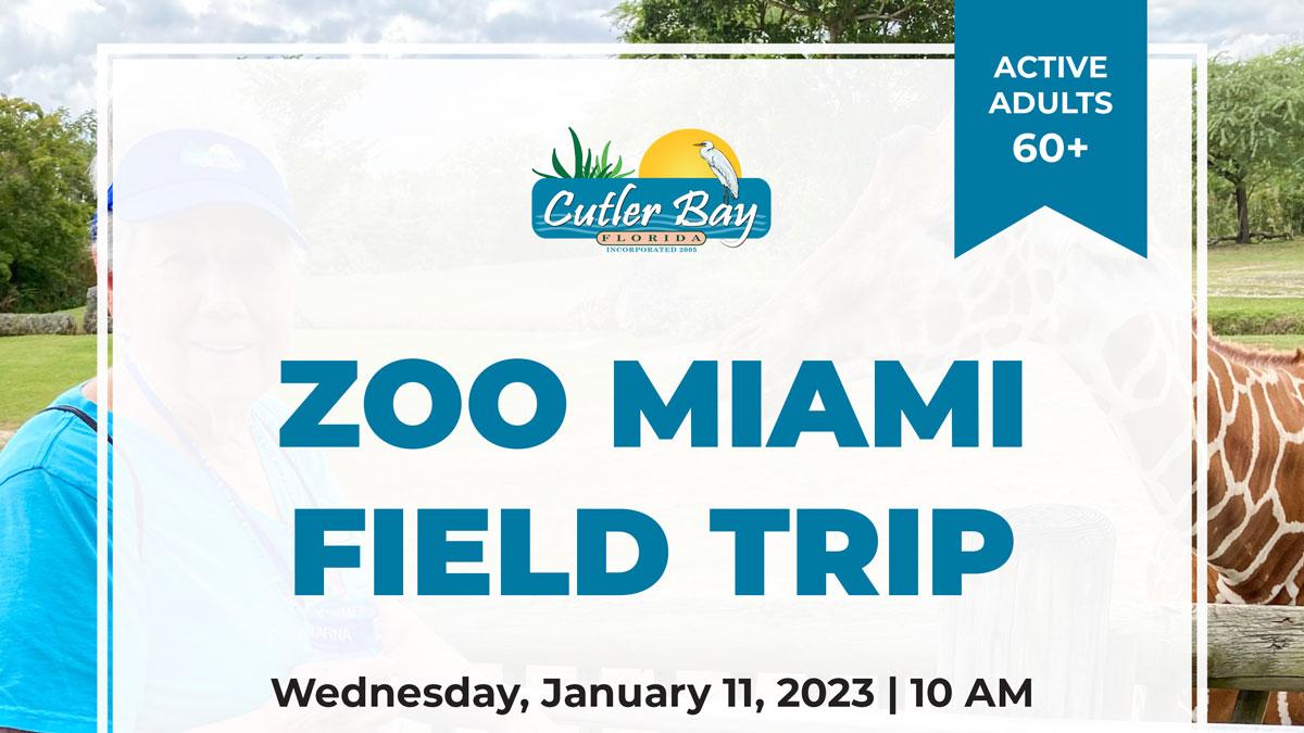 Active Adults Zoo Miami Field Trip