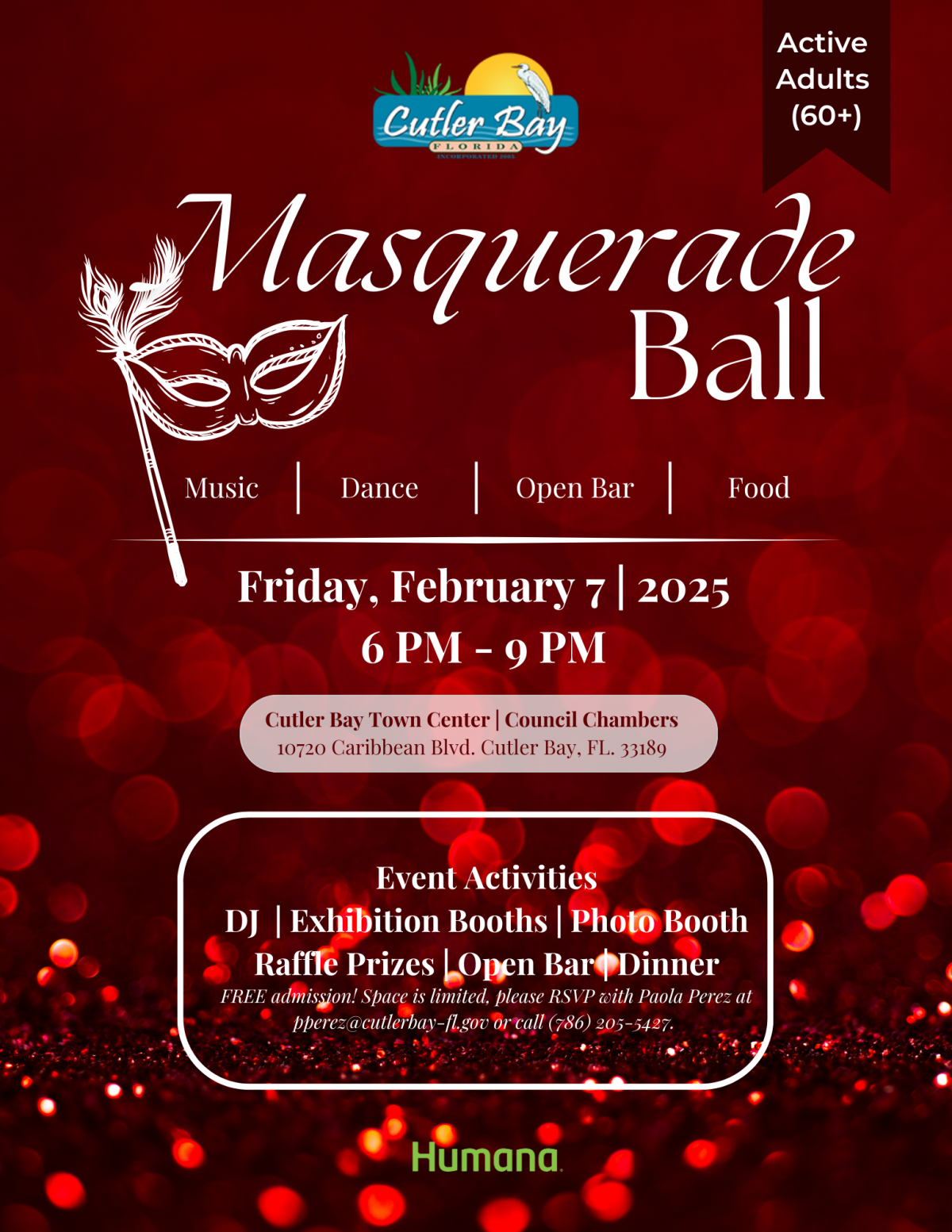 Active Adults Masquerade Ball 