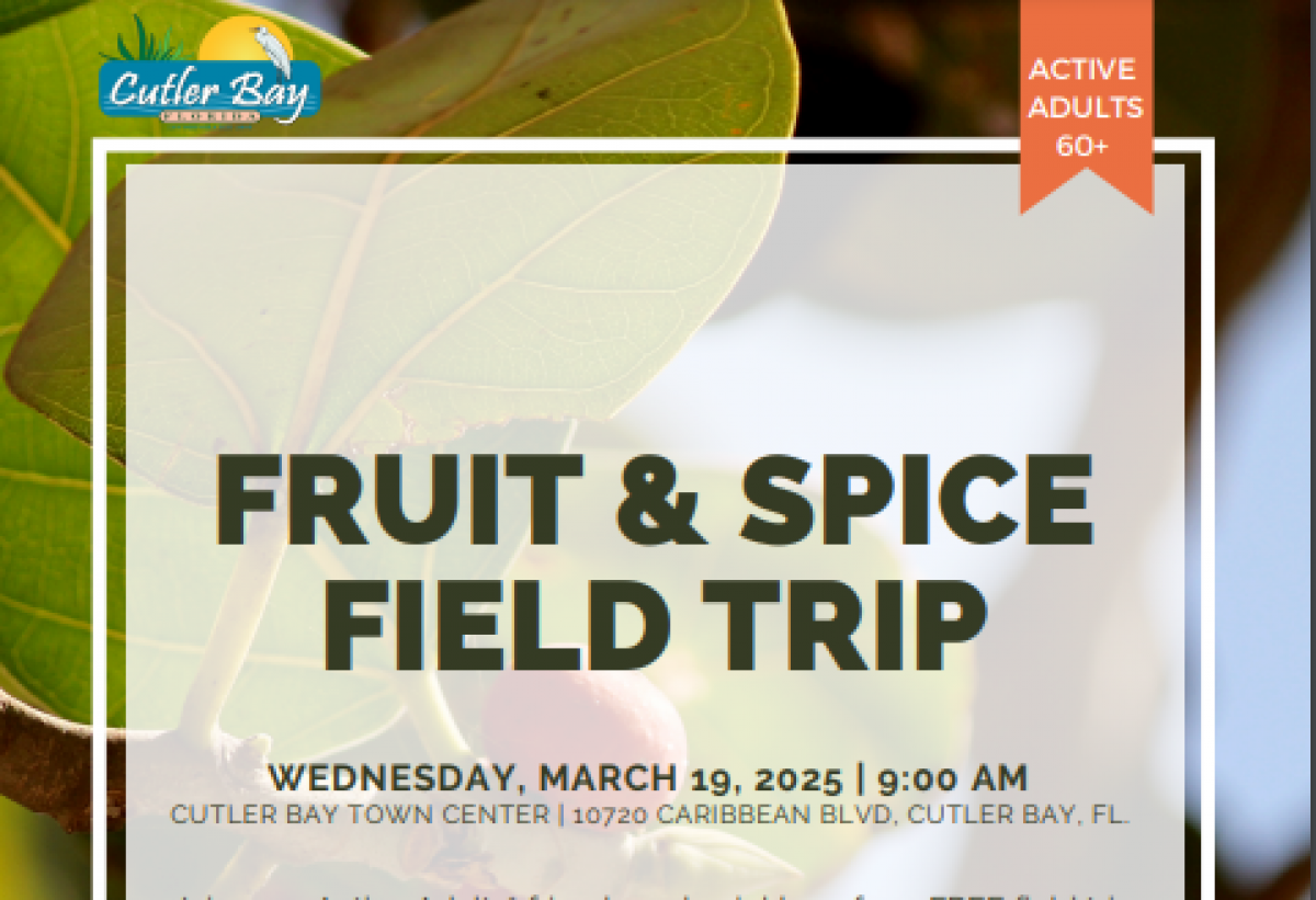 Active Adults Fruit & Spice Park Field Trip