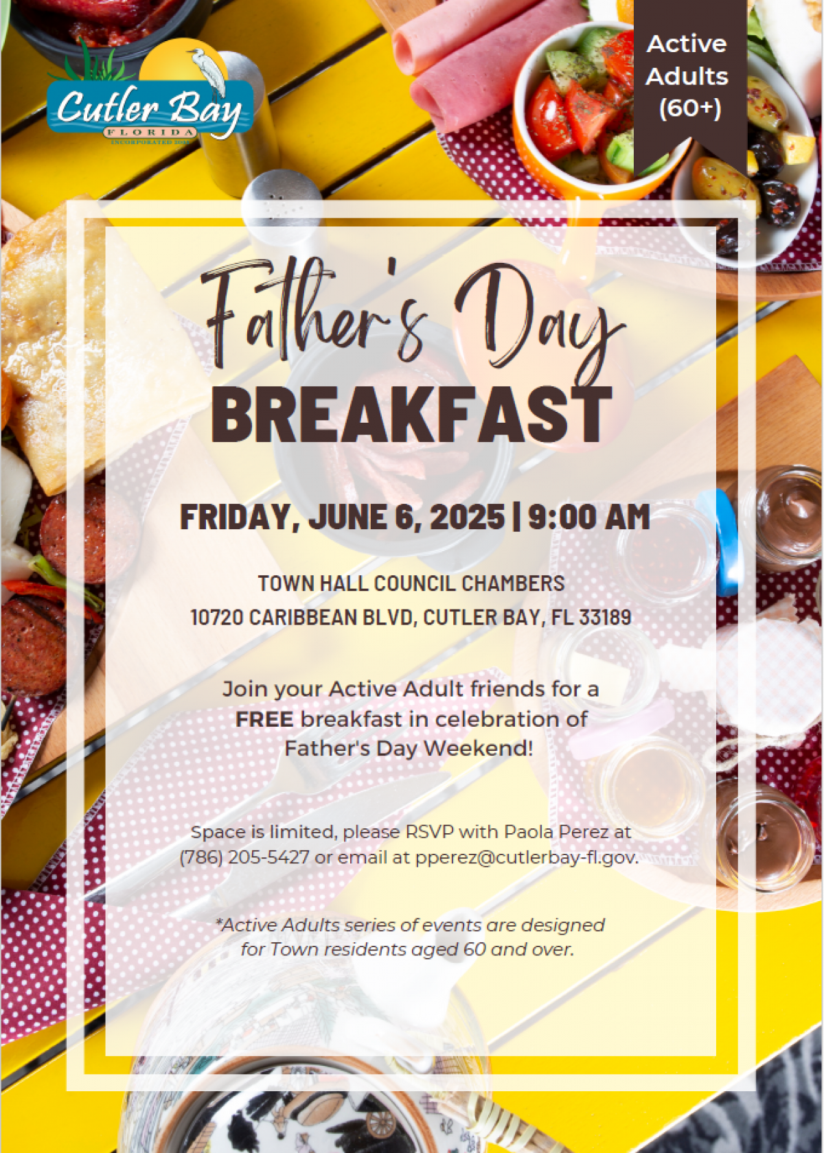Active Adults Father's Day Breakfast