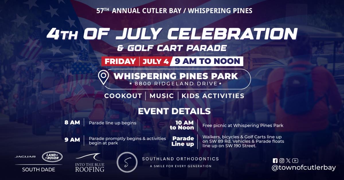 Cutler Bay 4th of July Golf Cart Parade