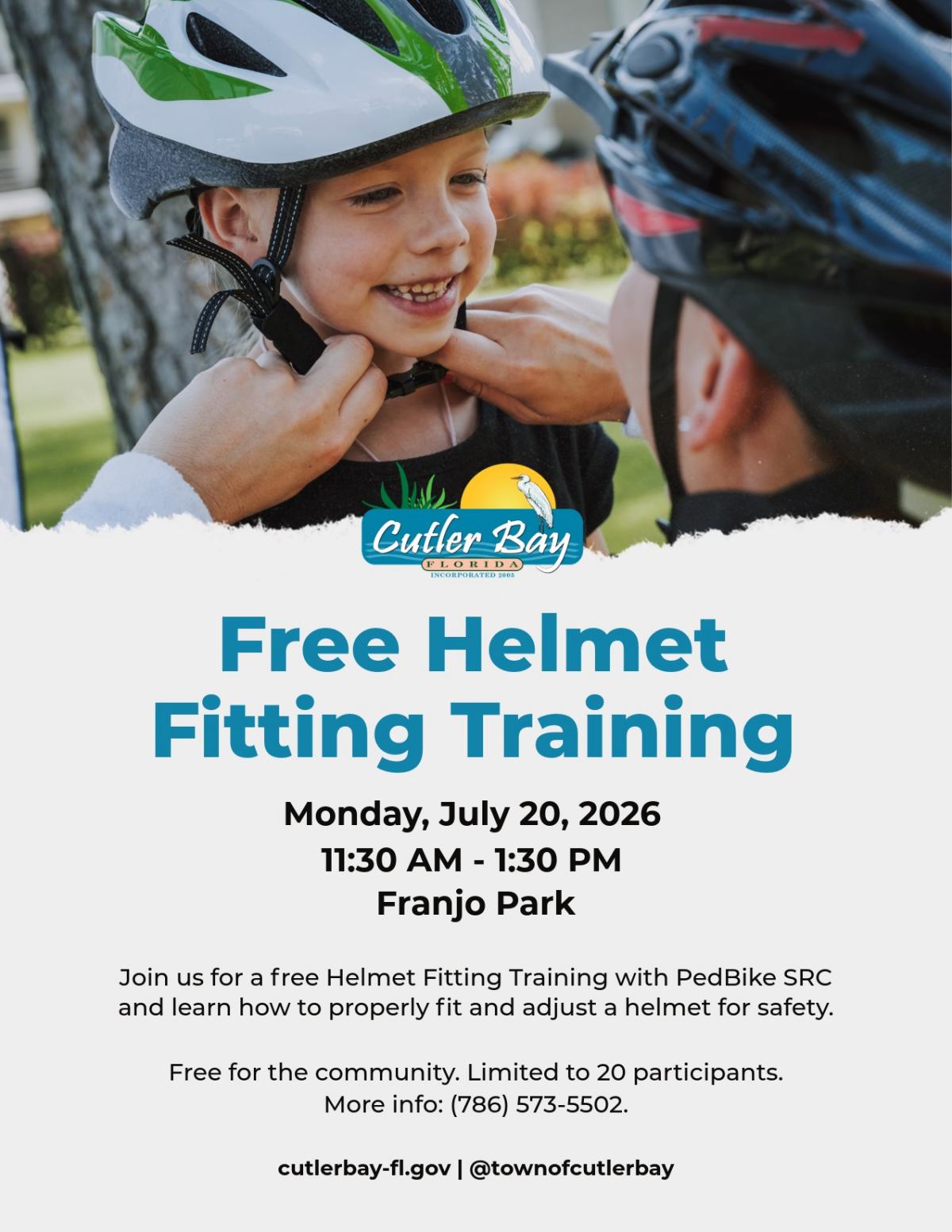 Cutler Bay Helmet Fitting 