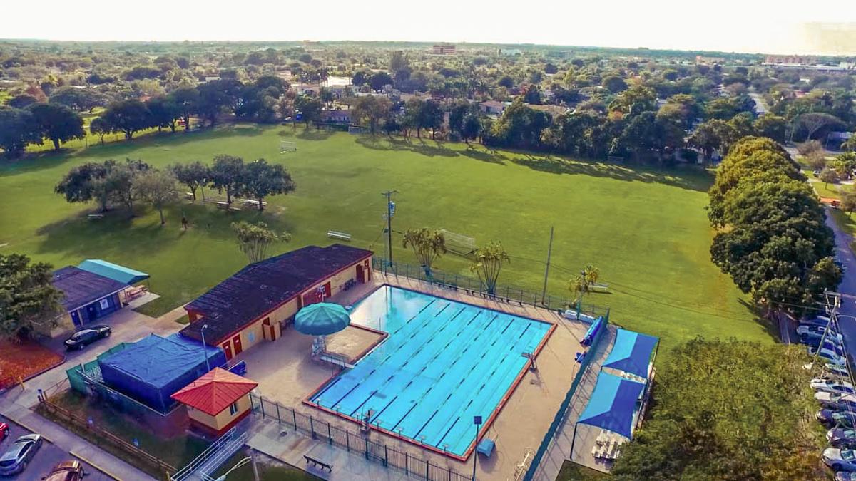 Aerial Photo of Cutler Ridge Park and Pool