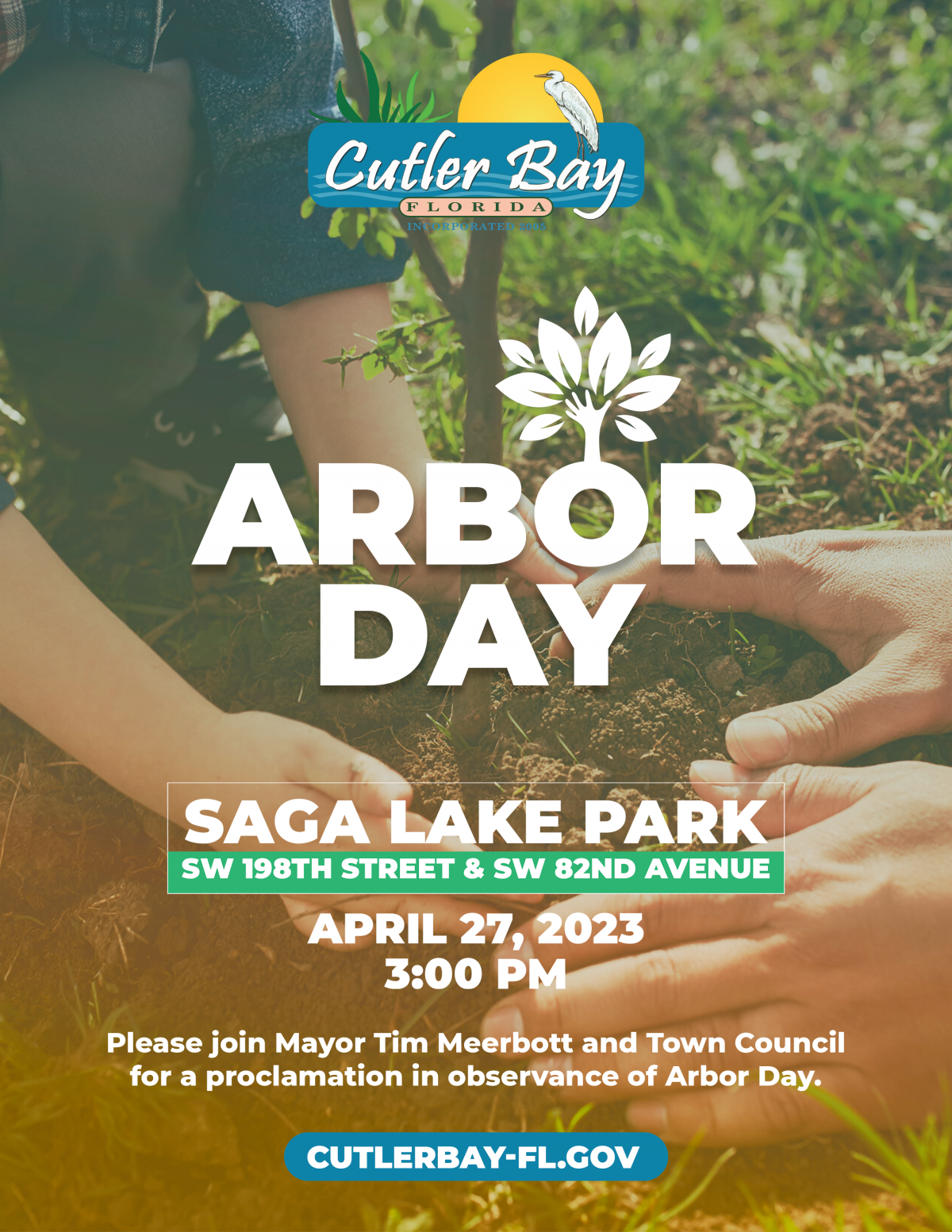 Cutler Bay Arbor Day 2023 Flyer