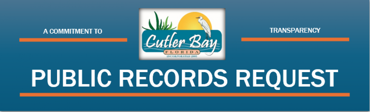 Public Records Request