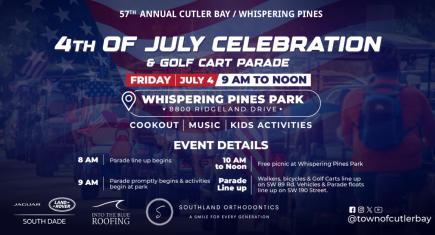 Cutler Bay 4th of July Golf Cart Parade
