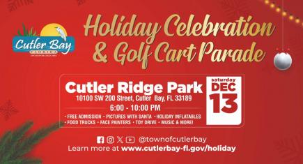Cutler Bay's Holiday Golf Cart Parade